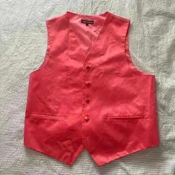 Salmon pink Alberto cardinali vest size large - Picture 1 of 5